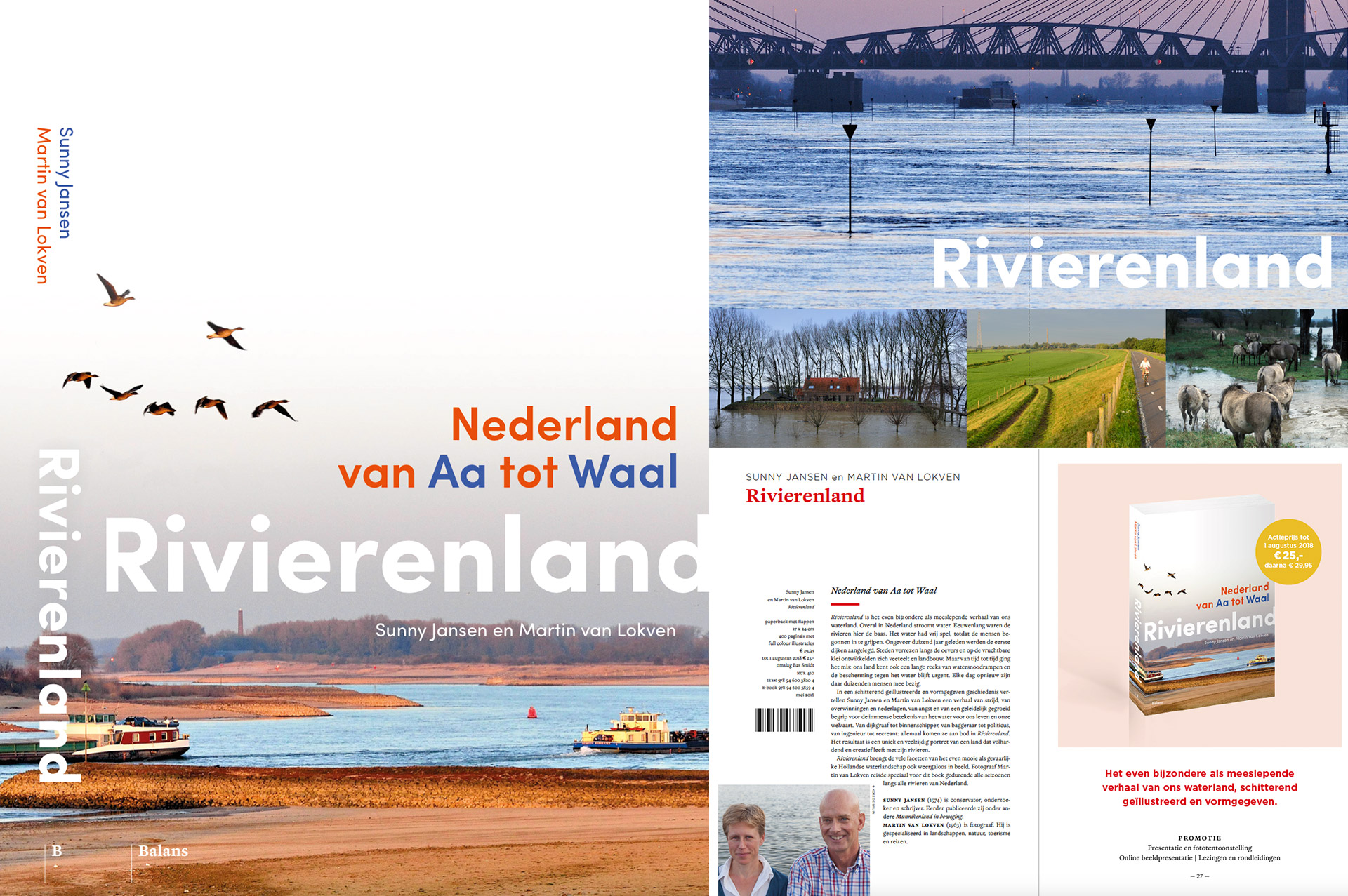 Boek Rivierenland Nederland van Aa tot Waal