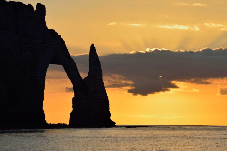 Falaise d'Aval en l'Aiguille bij Etretat