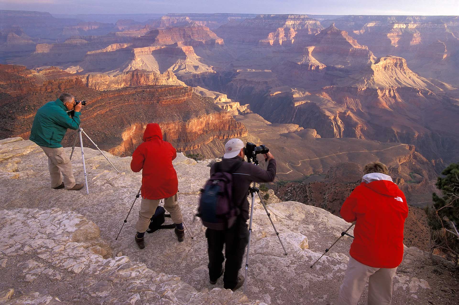 Fotografen bij de Grand Canyon